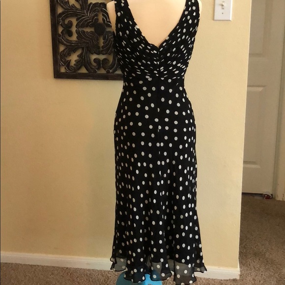 Black and White Cocktail Dress - Picture 2 of 6